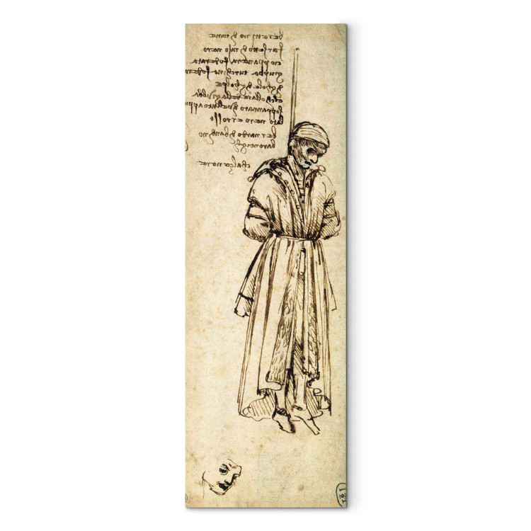 Art Reproduction Study of the Hanged Bernardo di Bandino Baroncelli, assassin of Giuliano de Medici 152698