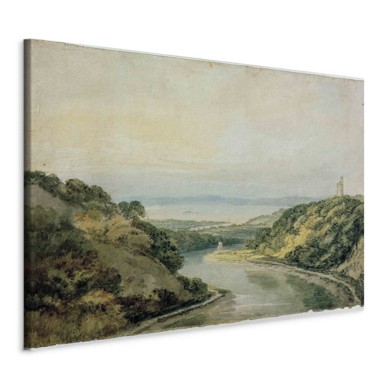 Reproduction Painting The Avon Gorge looking towards Bristol Channel, with Cooks Folly 153798 additionalImage 2