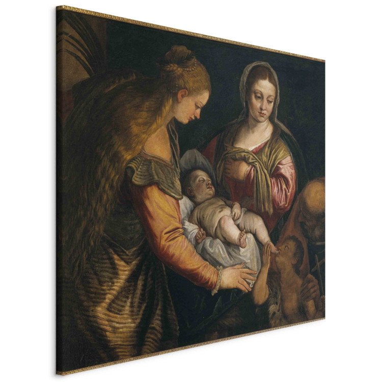 Art Reproduction Holy Family with Saint Barbara and John as boy child 154398 additionalImage 2