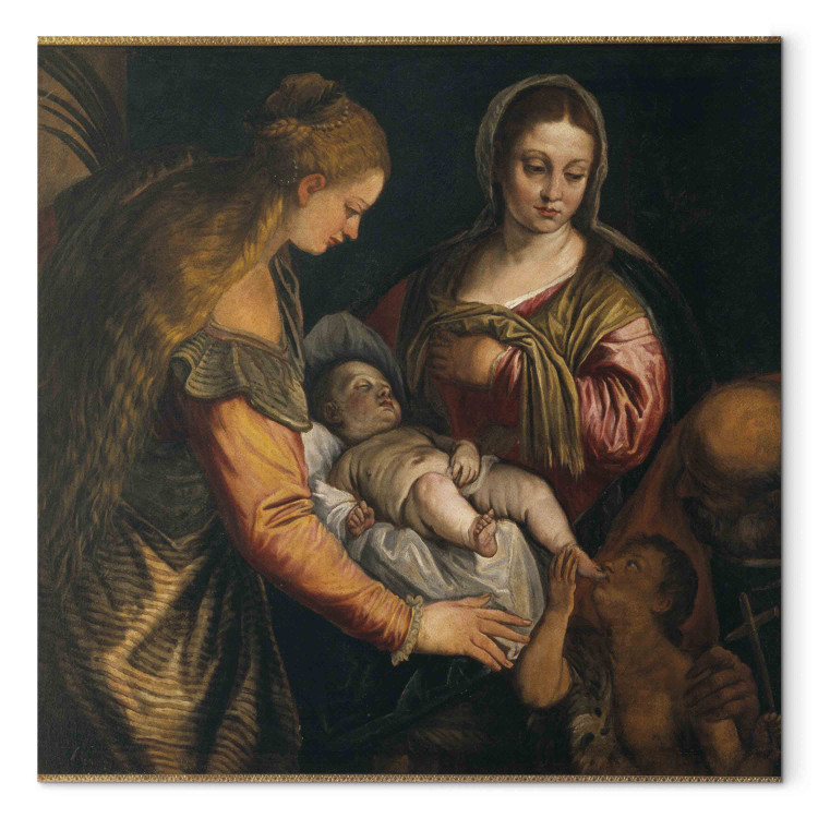Art Reproduction Holy Family with Saint Barbara and John as boy child 154398 additionalImage 7