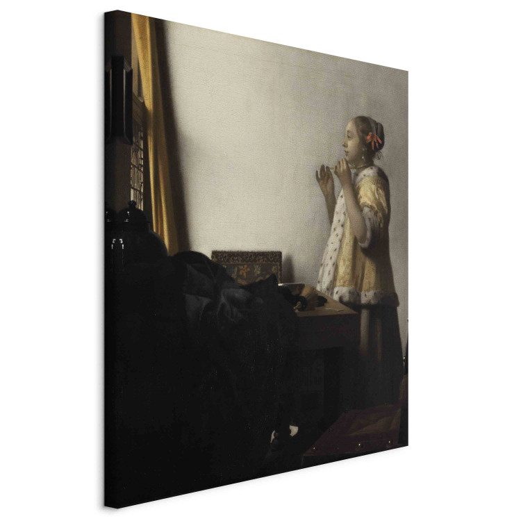 Art Reproduction Young lady with pearl necklace  159698 additionalImage 2