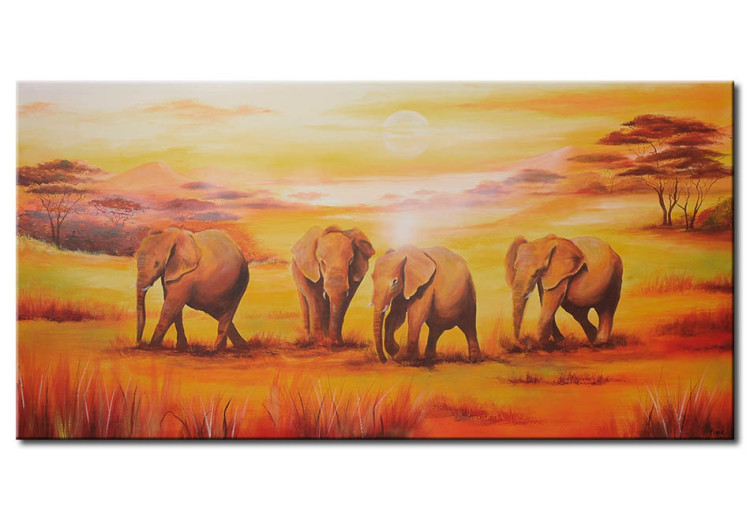 Canvas Print King of elephants 49198
