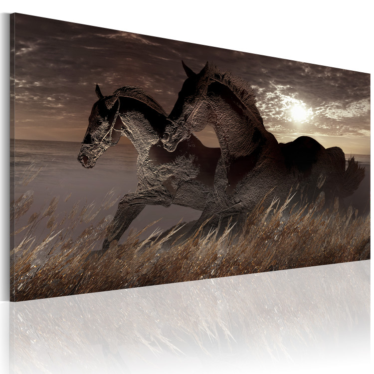 Canvas Print Horse statues 50098 additionalImage 2