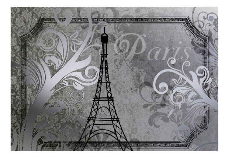 Photo Wallpaper Vintage Paris - silver 61098 additionalImage 1
