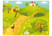 Wall Mural Enchanted World - Path leading to a castle through fields and forests for children 61198 additionalThumb 1