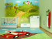 Wall Mural Enchanted World - Path leading to a castle through fields and forests for children 61198