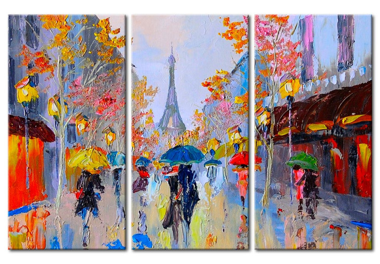 Canvas Rainy Paris 90398