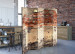 Folding Screen City History II - motif of colorful brick and concrete in urban style 95498 additionalThumb 2
