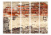 Folding Screen City History II - motif of colorful brick and concrete in urban style 95498 additionalThumb 3
