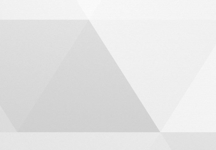 Wall Mural Harmony of triangles - geometric illusion of grey and white elements 95898 additionalImage 4
