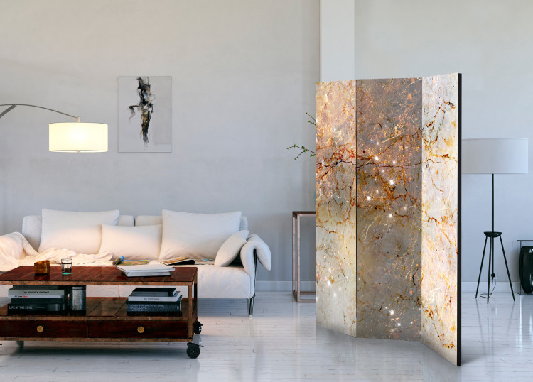Room Divider Enchanted in Marble - luxurious marble texture with a golden accent 95998 additionalImage 4