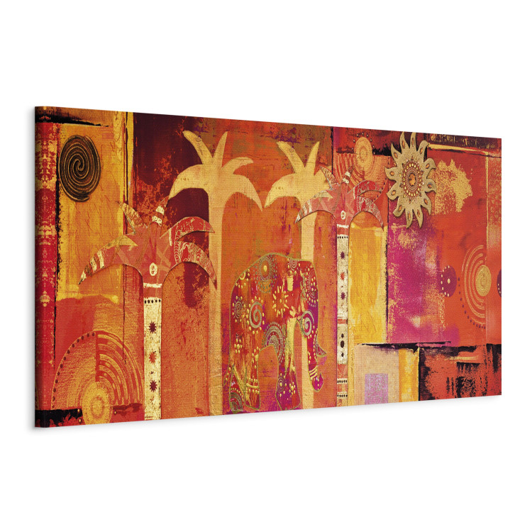 Canvas Art Print African Collage 97498 additionalImage 2