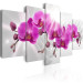 Canvas Art Print Abstract Garden: Pink Orchids 98098 additionalThumb 2