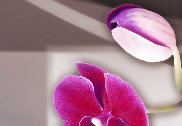 Canvas Orchid in grays 106809 additionalImage 3