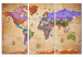 Cork Pinboard Colourful Travels (3 Parts) [Cork Map] 107209 additionalThumb 2