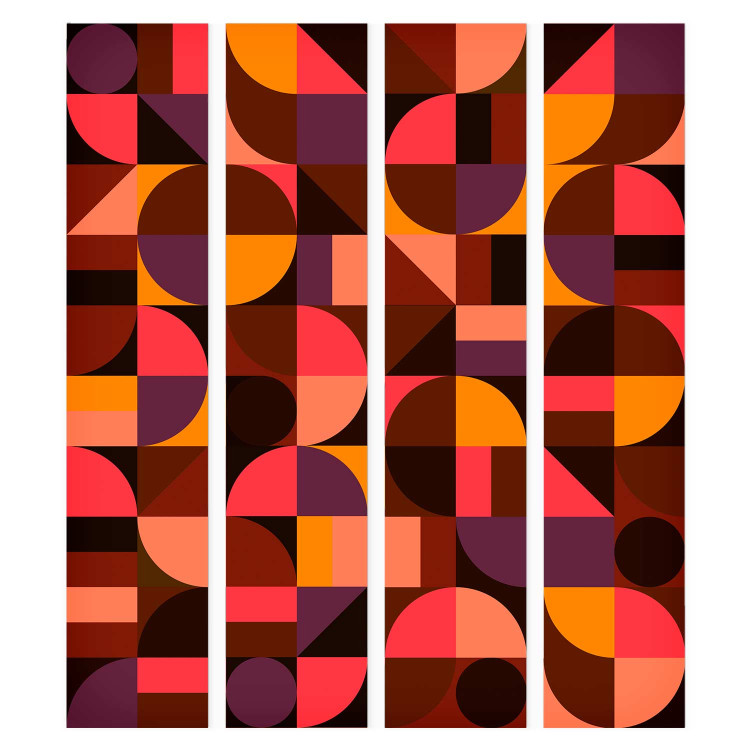 Modern Wallpaper Geometric Mosaic (Red) 108109 additionalImage 1