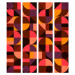 Modern Wallpaper Geometric Mosaic (Red) 108109 additionalThumb 1