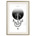Poster Anchor - black and white geometric composition with an anchor and a triangle 114309 additionalThumb 19