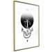 Poster Anchor - black and white geometric composition with an anchor and a triangle 114309 additionalThumb 6