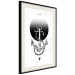 Poster Anchor - black and white geometric composition with an anchor and a triangle 114309 additionalThumb 3