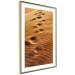 Poster Footprints in the Sand - a desert dune landscape in shades of orange 116509 additionalThumb 6