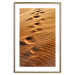 Poster Footprints in the Sand - a desert dune landscape in shades of orange 116509 additionalThumb 14