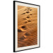 Poster Footprints in the Sand - a desert dune landscape in shades of orange 116509 additionalThumb 3