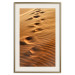 Poster Footprints in the Sand - a desert dune landscape in shades of orange 116509 additionalThumb 19