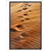 Poster Footprints in the Sand - a desert dune landscape in shades of orange 116509 additionalThumb 24