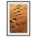 Poster Footprints in the Sand - a desert dune landscape in shades of orange 116509 additionalThumb 18