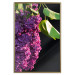 Wall Poster Spring Colors - botanical composition with purple lilac flowers and leaves 121909 additionalThumb 18