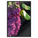 Wall Poster Spring Colors - botanical composition with purple lilac flowers and leaves 121909 additionalThumb 24
