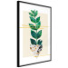 Wall Poster Geometric Nature - abstract plant with leaves on a white background 122609 additionalThumb 12