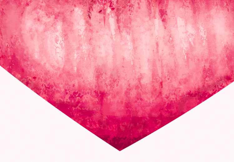 Canvas Print Lips in love - love motif with lips, heart and an English inscription 123209 additionalImage 5