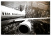 Canvas Art Print Airplane Take Off (1 Part) Wide 123909