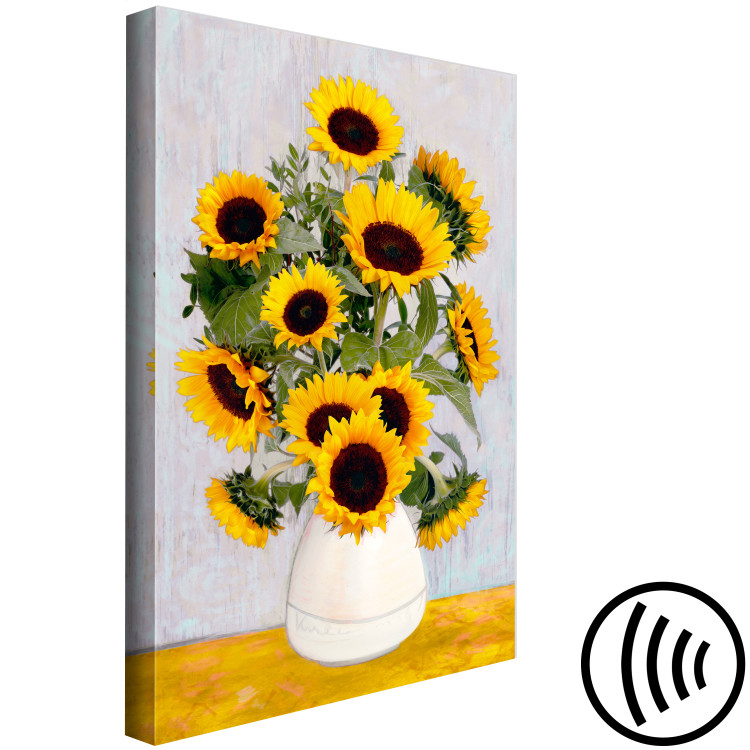 Canvas Print Van Gogh's Sunflowers (1 Part) Vertical 124409 additionalImage 6