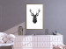 Poster Harmonious Deer - deer figure created from geometric shapes 125109 additionalThumb 13