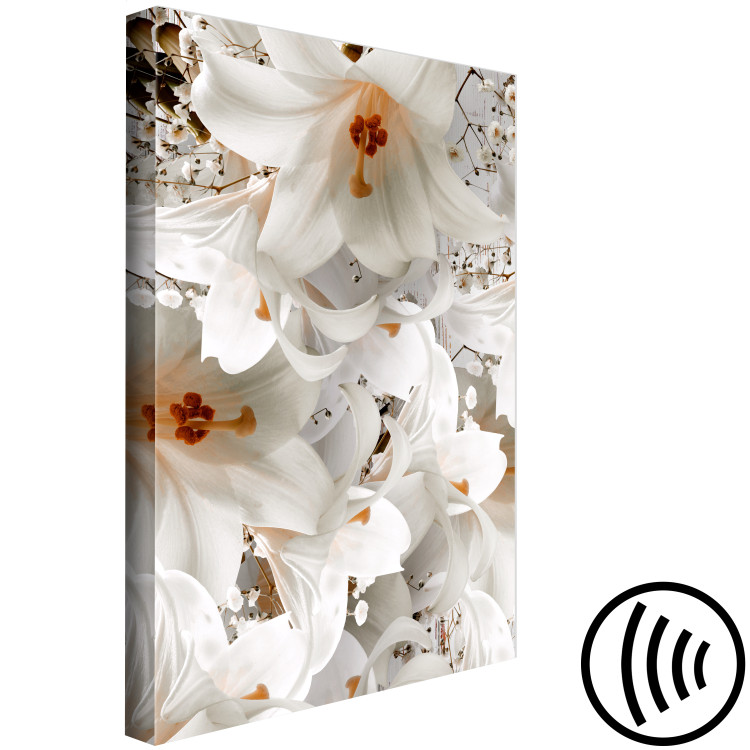 Canvas Print White Blow (1 Part) Vertical 125209 additionalImage 6