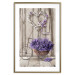 Wall Poster Secret Lavender Bouquet - purple flowers on background of wooden planks 128409 additionalThumb 17