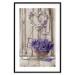 Wall Poster Secret Lavender Bouquet - purple flowers on background of wooden planks 128409 additionalThumb 20