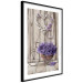 Wall Poster Secret Lavender Bouquet - purple flowers on background of wooden planks 128409 additionalThumb 6