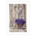 Wall Poster Secret Lavender Bouquet - purple flowers on background of wooden planks 128409 additionalThumb 15
