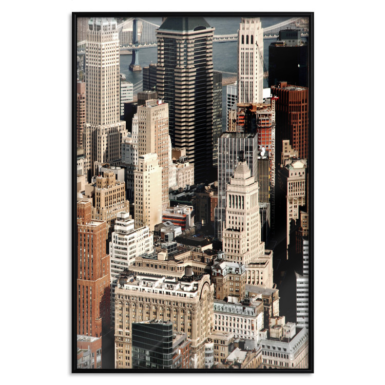 Poster Bustling City - city architecture overlooking skyscrapers 128609 additionalImage 17
