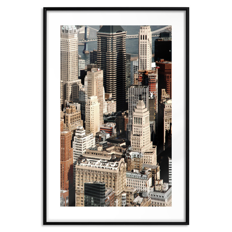 Poster Bustling City - city architecture overlooking skyscrapers 128609 additionalImage 18