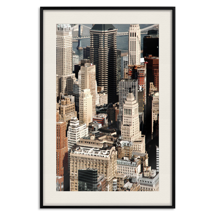 Poster Bustling City - city architecture overlooking skyscrapers 128609 additionalImage 19