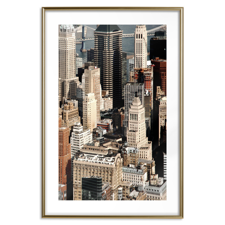 Poster Bustling City - city architecture overlooking skyscrapers 128609 additionalImage 20