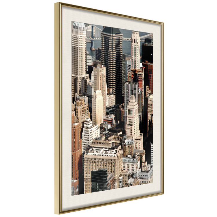 Poster Bustling City - city architecture overlooking skyscrapers 128609 additionalImage 2