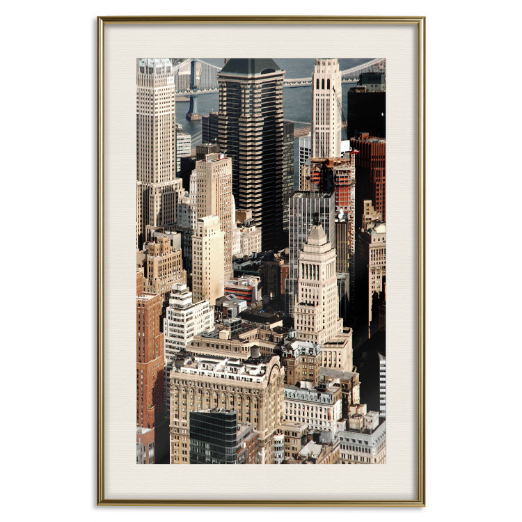 Poster Bustling City - city architecture overlooking skyscrapers 128609 additionalImage 27