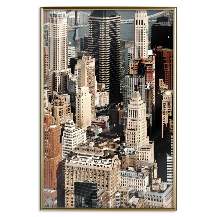 Poster Bustling City - city architecture overlooking skyscrapers 128609 additionalImage 14