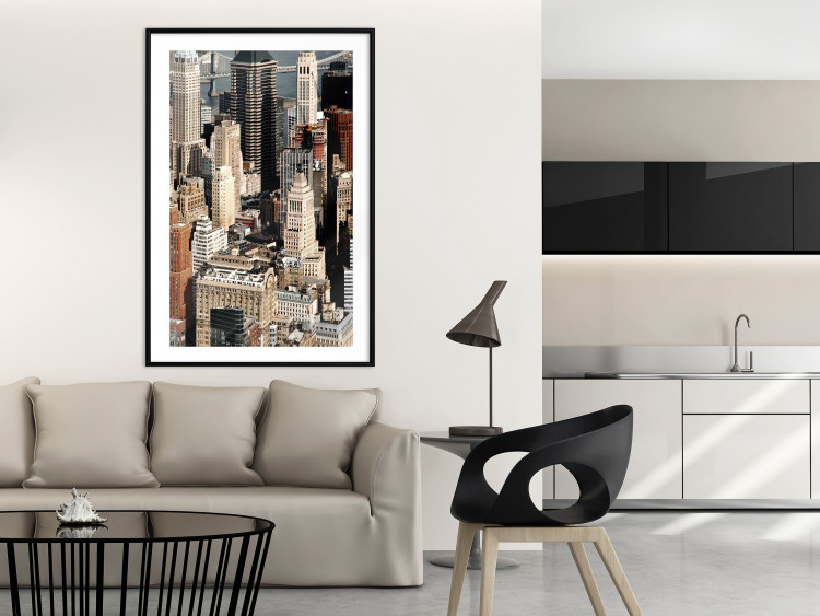 Poster Bustling City - city architecture overlooking skyscrapers 128609 additionalImage 4